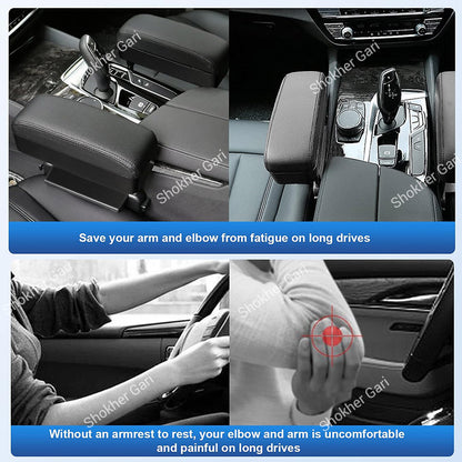 Car Armrest Adjustable Universal Arm Support