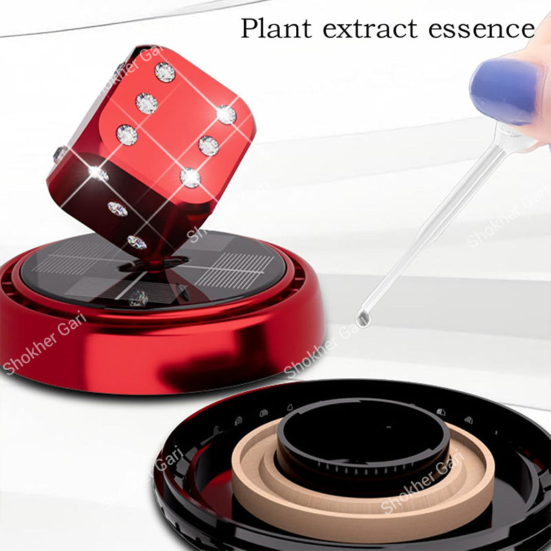 Car Dashboard Dice Solar perfume