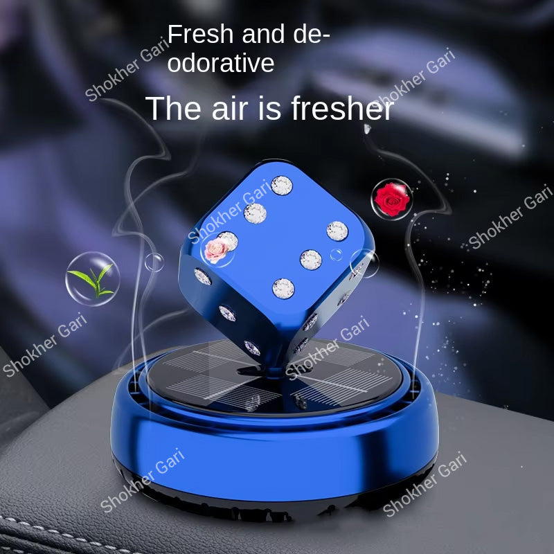Car Dashboard Dice Solar perfume