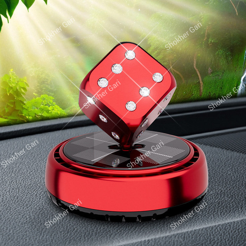 Car Dashboard Dice Solar perfume