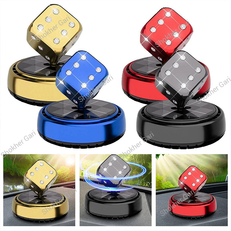 Car Dashboard Dice Solar perfume