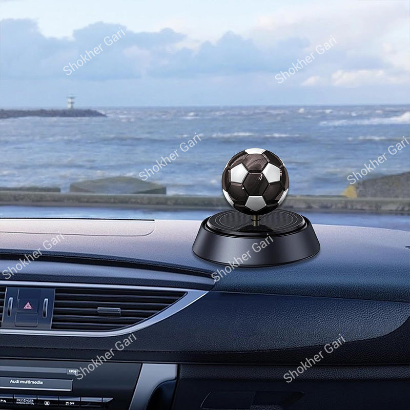 Car Solar Perfume Dashboard Showpiece  Football Design