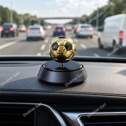 Car Solar Perfume Dashboard Showpiece  Football Design