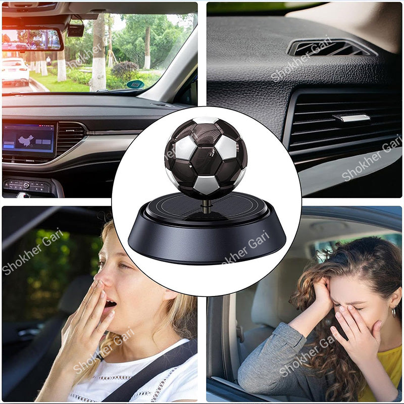 Car Solar Perfume Dashboard Showpiece  Football Design