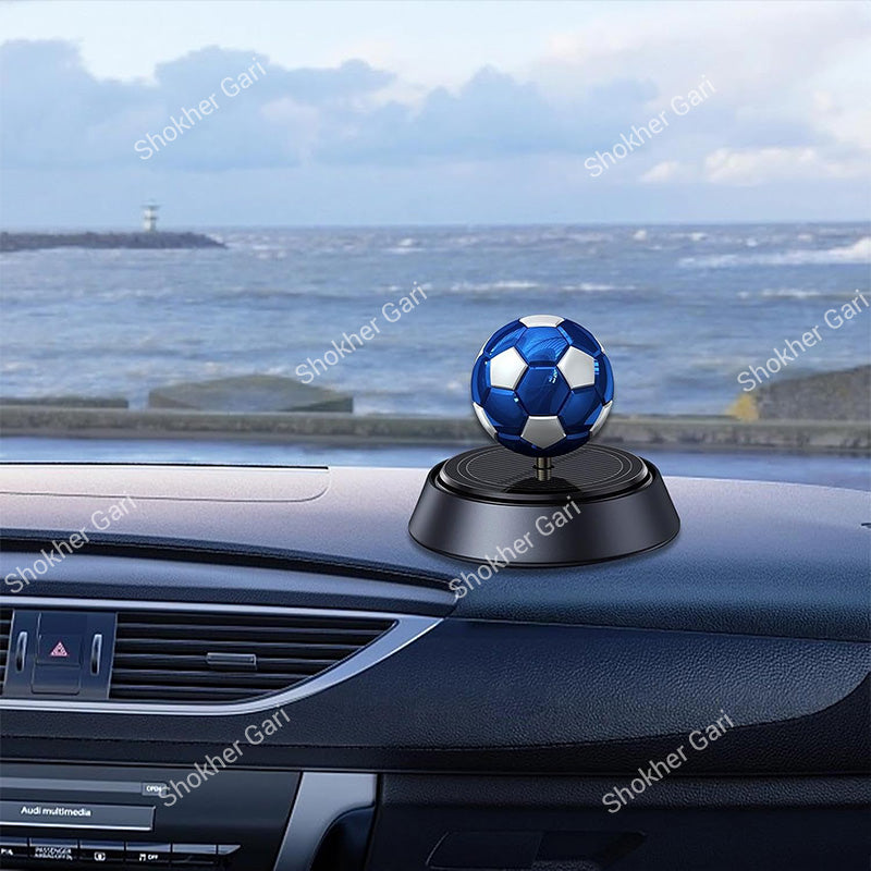 Car Solar Perfume Dashboard Showpiece  Football Design