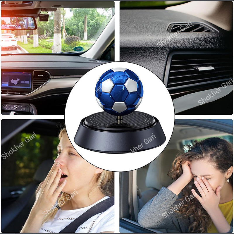 Car Solar Perfume Dashboard Showpiece  Football Design