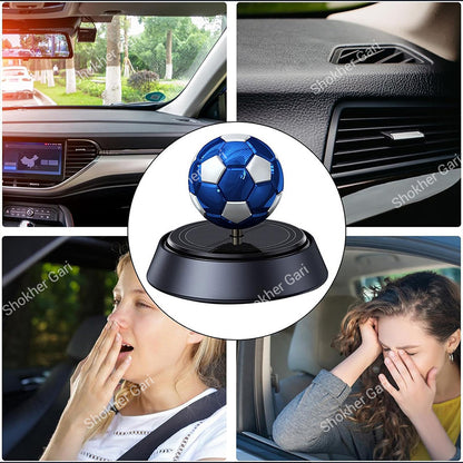 Car Solar Perfume Dashboard Showpiece  Football Design