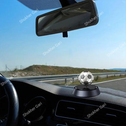 Car Solar Perfume Dashboard Showpiece  Football Design