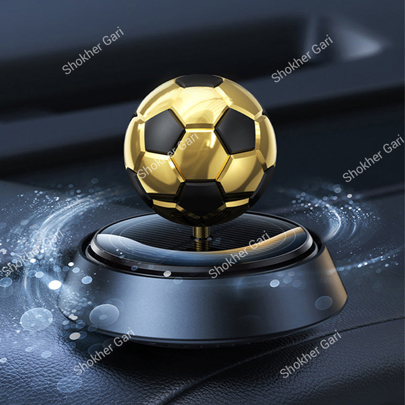 Car Solar Perfume Dashboard Showpiece  Football Design
