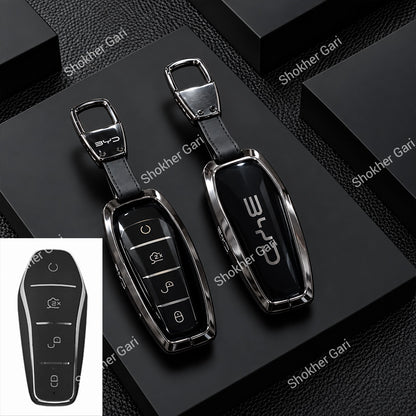 M/Y BYD Car Metal Remote Cover with keyring