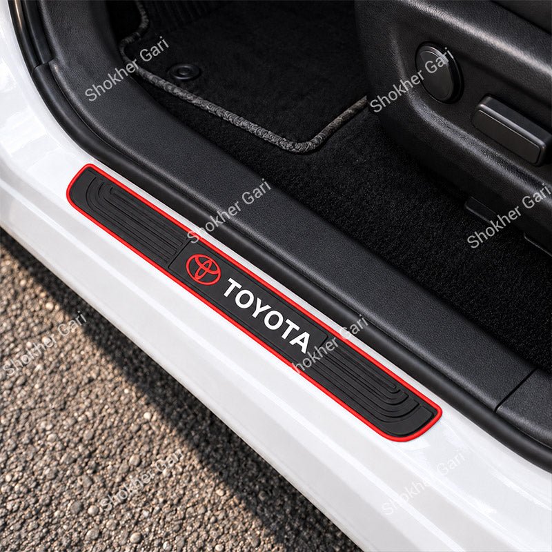 Car Door Sill Protectors Rubber  4PCS – Anti Slip Guards