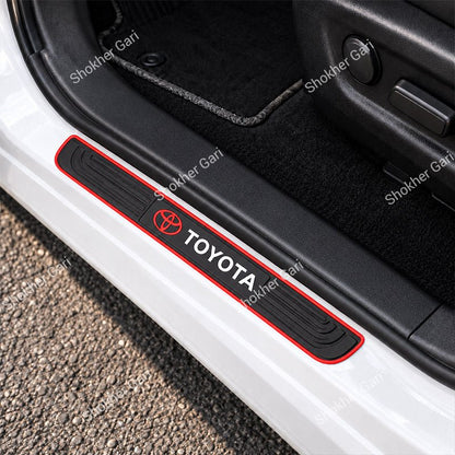 Car Door Sill Protectors Rubber  4PCS – Anti Slip Guards
