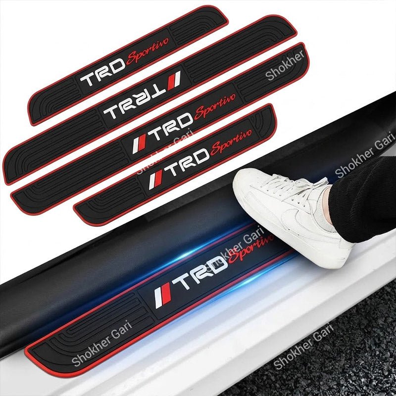 Car Door Sill Protectors Rubber  4PCS – Anti Slip Guards
