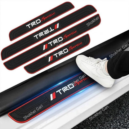 Car Door Sill Protectors Rubber  4PCS – Anti Slip Guards