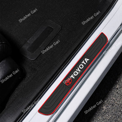Car Door Sill Protectors Rubber  4PCS – Anti Slip Guards