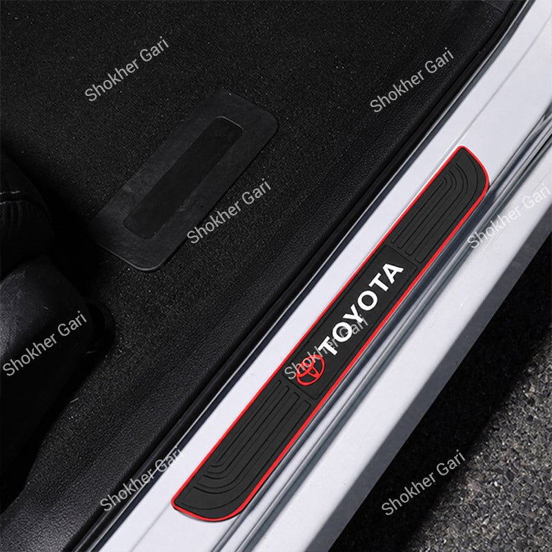 Car Door Sill Protectors Rubber  4PCS – Anti Slip Guards