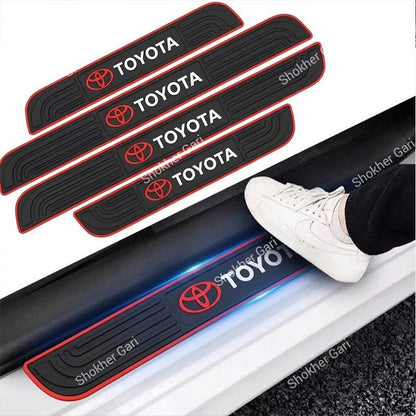 Car Door Sill Protectors Rubber  4PCS – Anti Slip Guards
