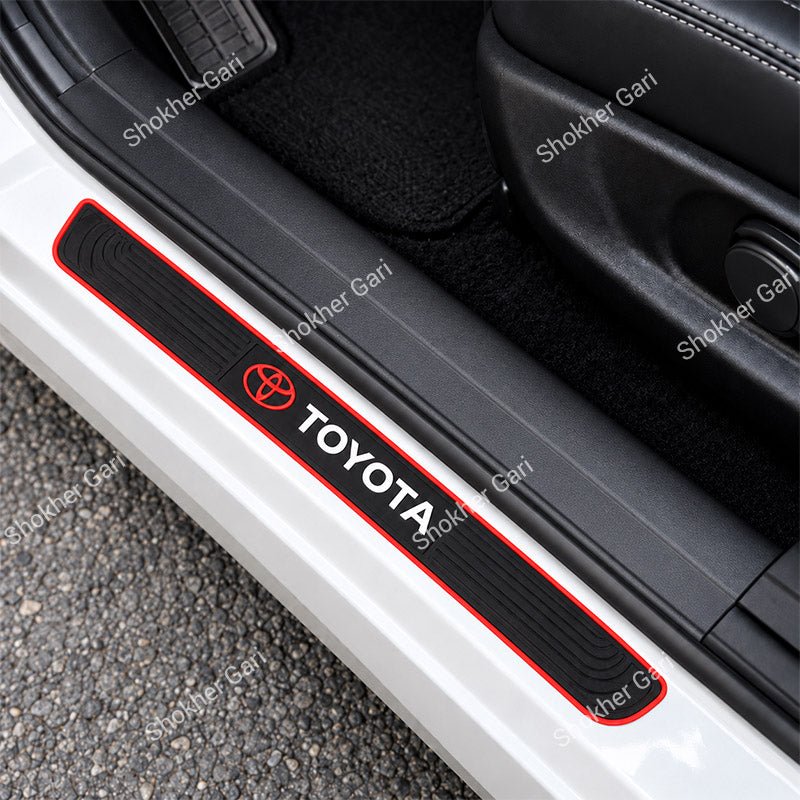 Car Door Sill Protectors Rubber  4PCS – Anti Slip Guards