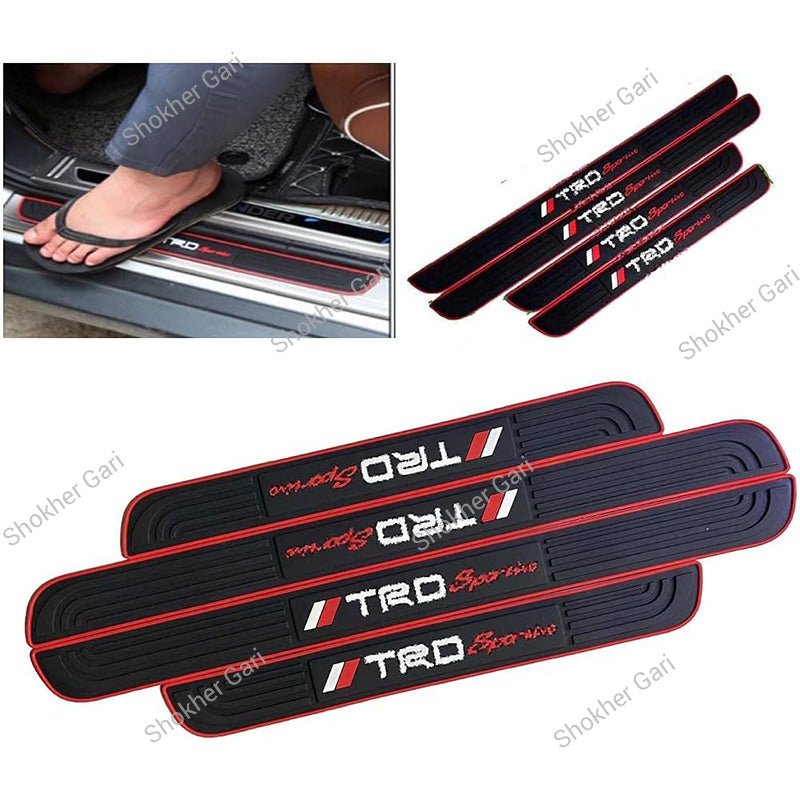 Car Door Sill Protectors Rubber  4PCS – Anti Slip Guards