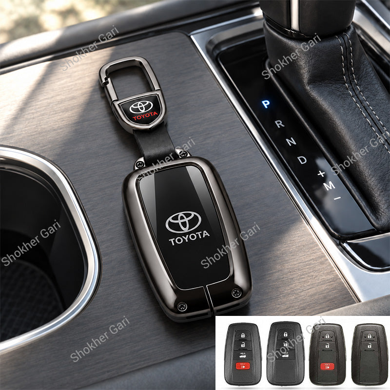 M/Y Car Toyota Metal Remote Cover Glossy 2,3, 4 button