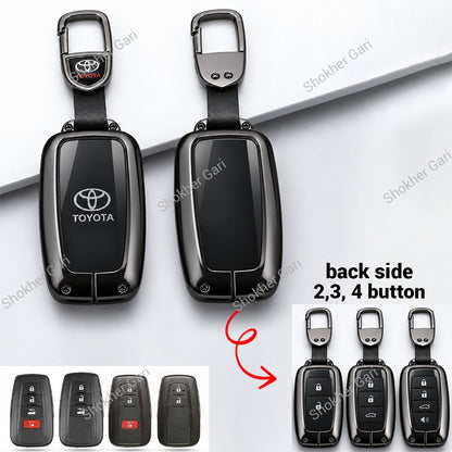 M/Y Car Toyota Metal Remote Cover Glossy 2,3, 4 button