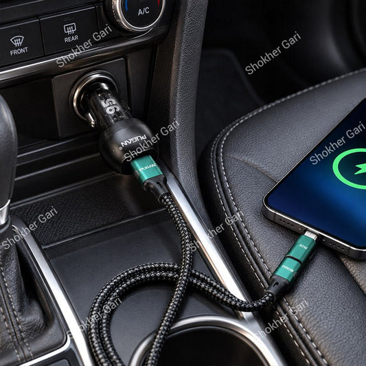 Car Pugan Charger With Cable 80W Fast Charging