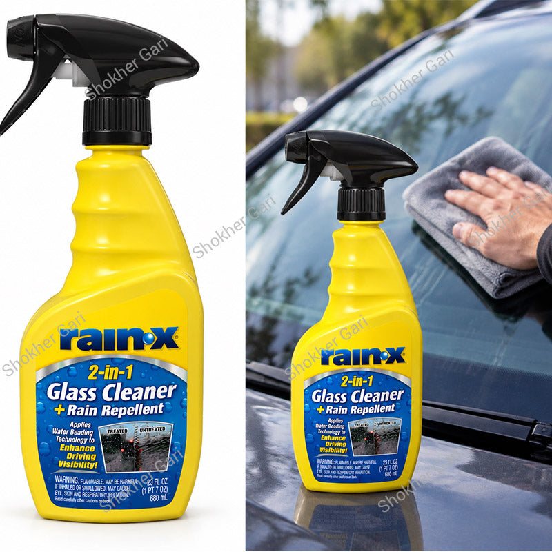 Car rainx 2-in-1 Glass Cleaner + Rain Repellent