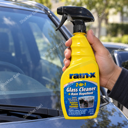 Car rainx 2-in-1 Glass Cleaner + Rain Repellent