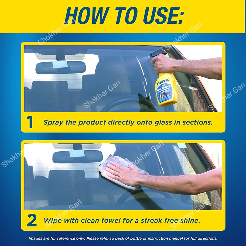 Car rainx 2-in-1 Glass Cleaner + Rain Repellent