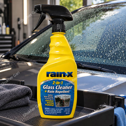 Car rainx 2-in-1 Glass Cleaner + Rain Repellent