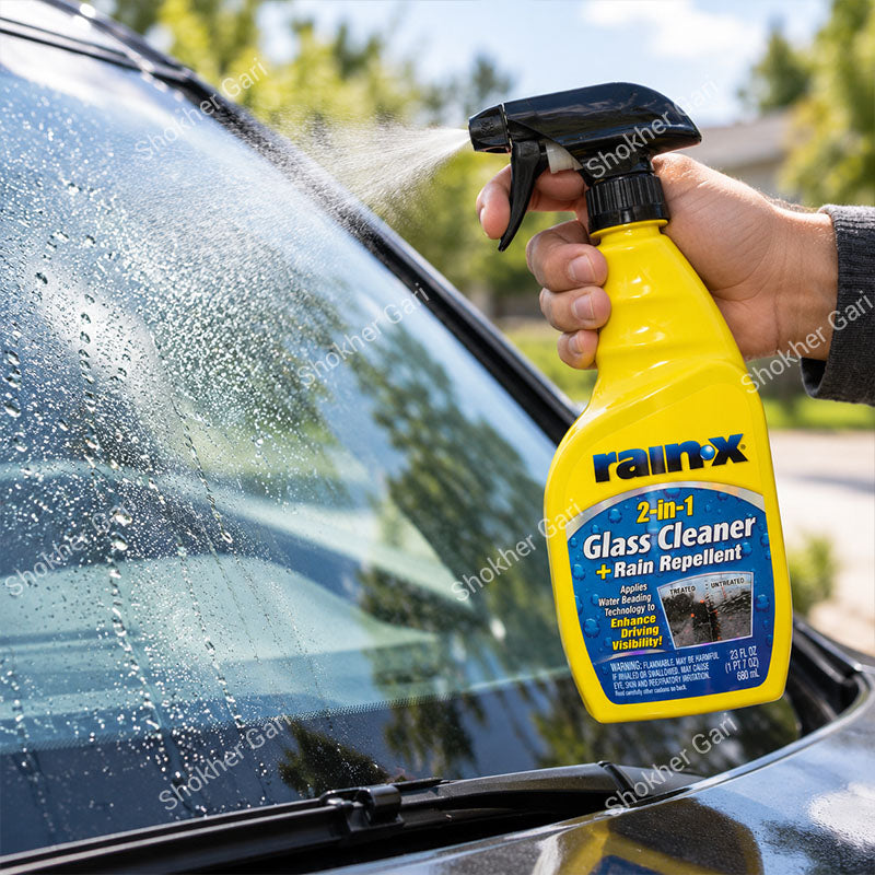 Car rainx 2-in-1 Glass Cleaner + Rain Repellent