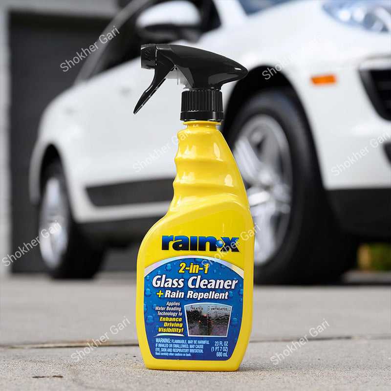 Car rainx 2-in-1 Glass Cleaner + Rain Repellent