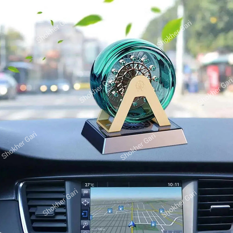 Car dashboard Luxury Solar Wheel  Perfume Diffuser
