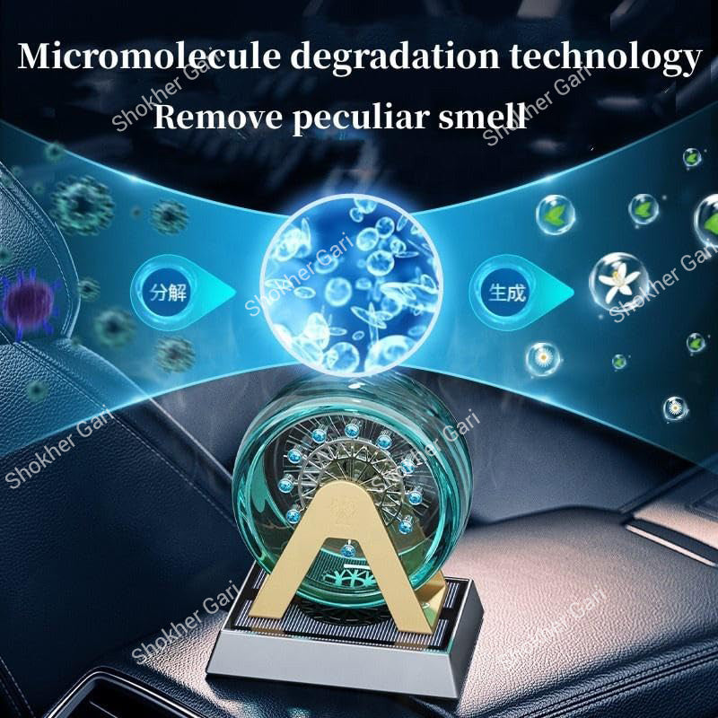 Car dashboard Luxury Solar Wheel  Perfume Diffuser