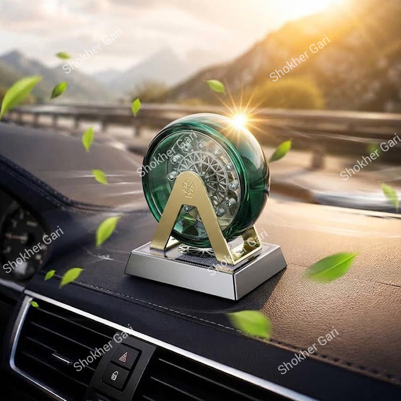 Car dashboard Luxury Solar Wheel  Perfume Diffuser