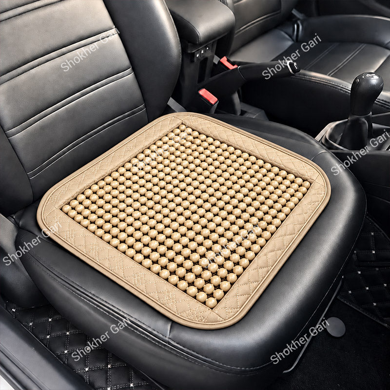 1pcs Wooden Bead Cooling Car Seat Cushion