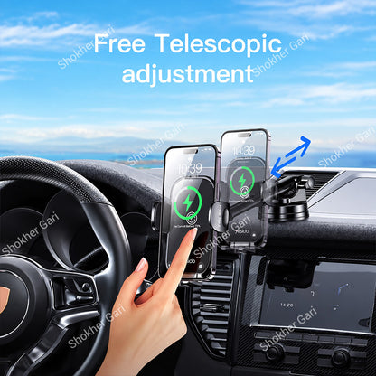 Car Yesido C197 Dashboard Wireless Charger with Air Vent and Suction Phone Holder