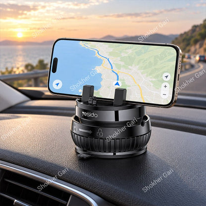Car Yesido C272 Dashboard Mobile Holder with Locking Suction Cup System
