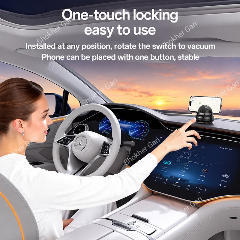 Car Yesido C272 Dashboard Mobile Holder with Locking Suction Cup System