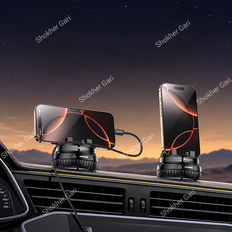 Car Yesido C272 Dashboard Mobile Holder with Locking Suction Cup System