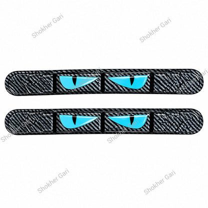 Car Reflective Bumper Safety Warning Strip with Carbon Fiber Style Design 2