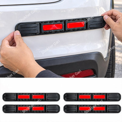 Car Reflective Bumper Safety Warning Strip with Carbon Fiber Style Design 3