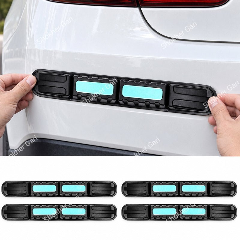 Car Reflective Bumper Safety Warning Strip with Carbon Fiber Style Design 3