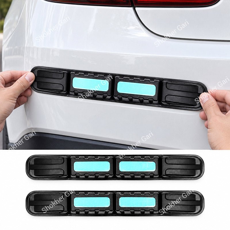 Car Reflective Bumper Safety Warning Strip with Carbon Fiber Style Design 3