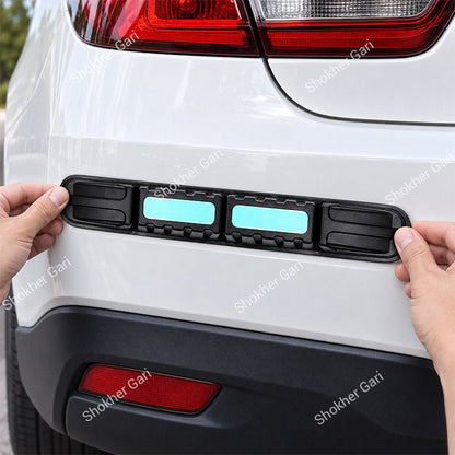 Car Reflective Bumper Safety Warning Strip with Carbon Fiber Style Design 3