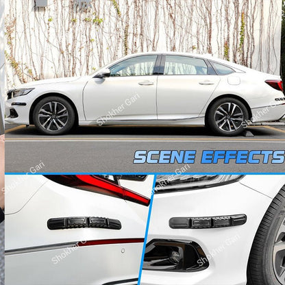 Car Reflective Bumper Safety Warning Strip with Carbon Fiber Style Design 3