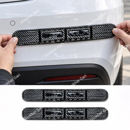 Car Reflective Bumper Safety Warning Strip with Carbon Fiber Style Design 4