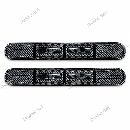 Car Reflective Bumper Safety Warning Strip with Carbon Fiber Style Design 4