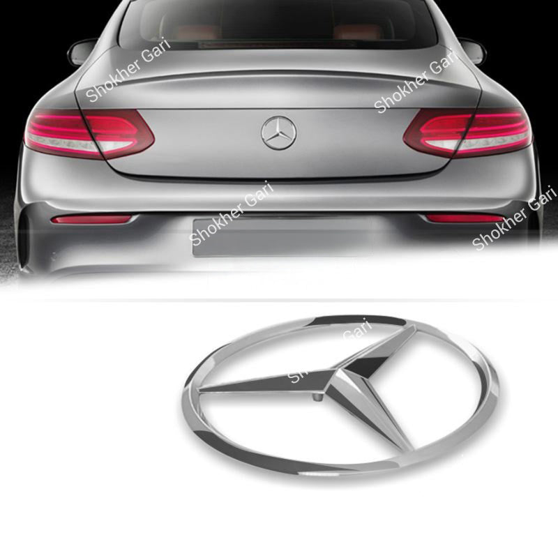Car Mercedes-Benz Style Hood and rear Emblem Front Bonnet Star Ornament