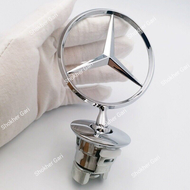 Car Mercedes-Benz Style Hood and rear Emblem Front Bonnet Star Ornament